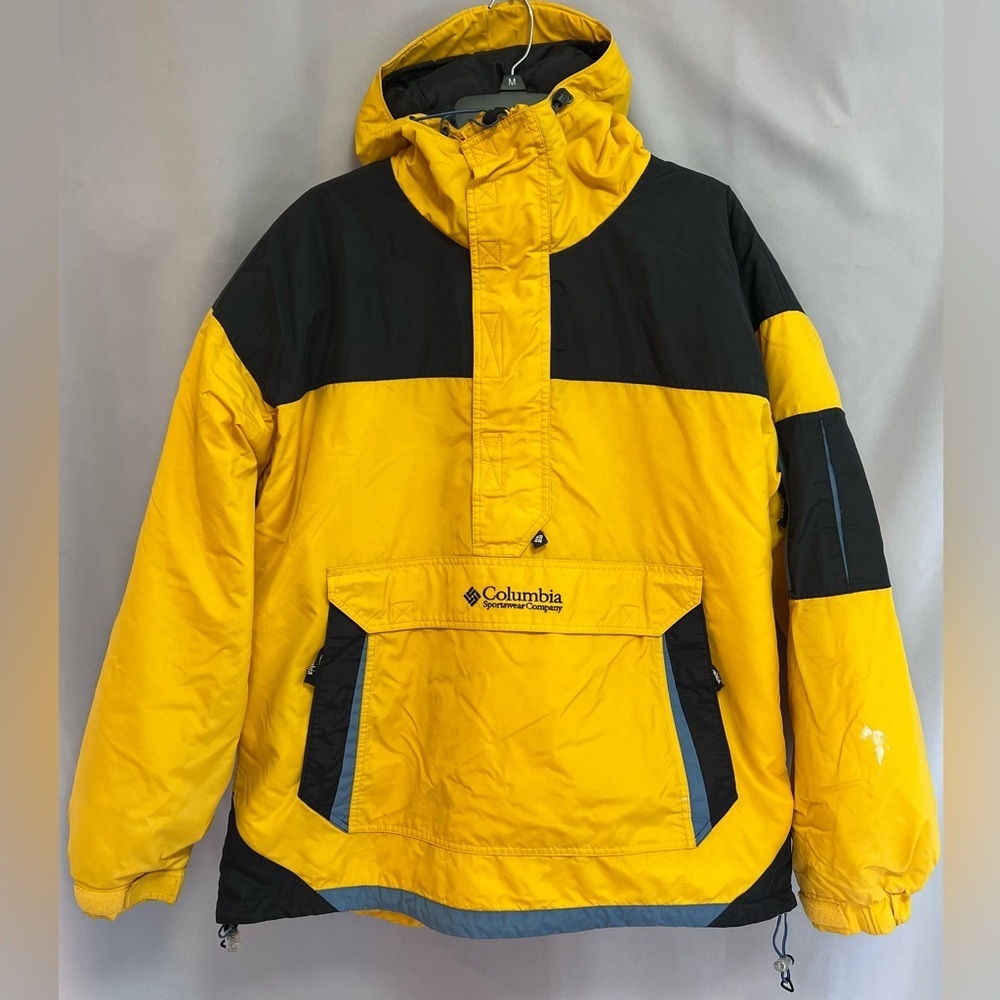 Vintage 1990's Columbia Sport 1/4 zip‎ pullover anorak jacket Womens Size Large